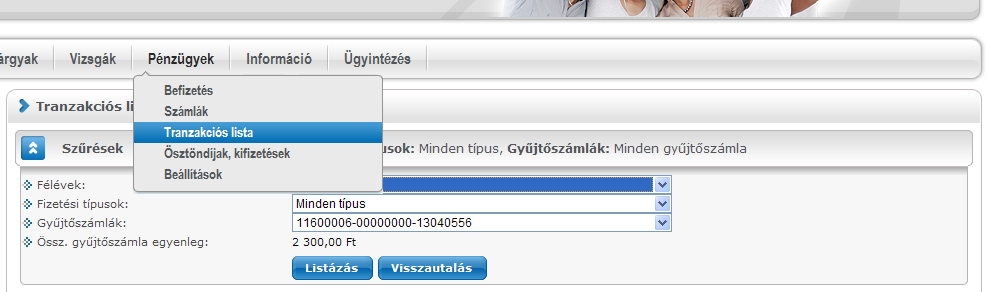 Az adatellenőrzést követően az ügyintéző nyomtatja ki a hiteligénylési adatlapot/szerződést, melyet a hallgató és az ügyintéző is aláír. 6.