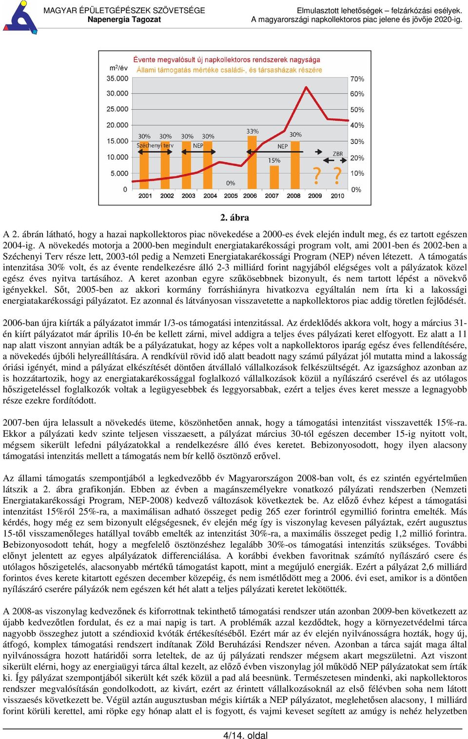 létezett. A támogatás intenzitása 30% volt, és az évente rendelkezésre álló 2-3 milliárd forint nagyjából elégséges volt a pályázatok közel egész éves nyitva tartásához.