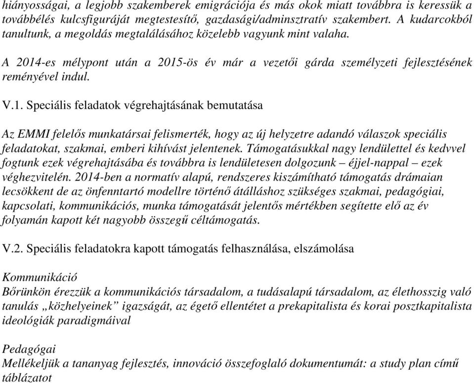 -es mélypont után a 2015