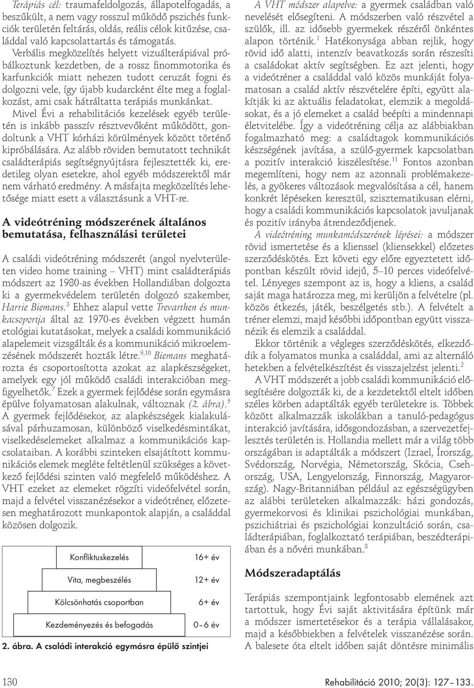 Verbális megközelítés helyett vizuálterápiával próbálkoztunk kezdetben, de a rossz finommotorika és karfunkciók miatt nehezen tudott ceruzát fogni és dolgozni vele, így újabb kudarcként élte meg a