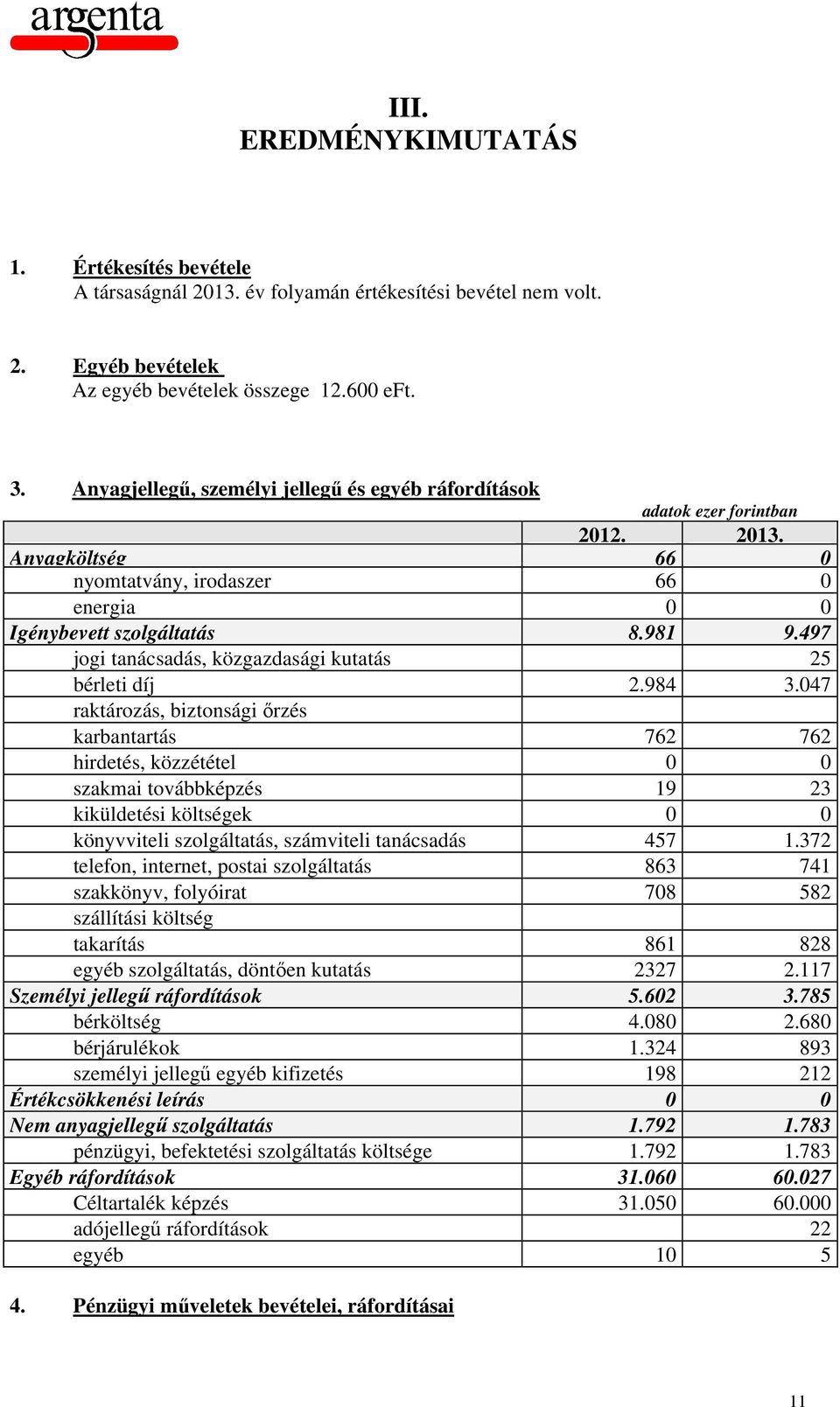 497 jogi tanácsadás, közgazdasági kutatás 25 bérleti díj 2.984 3.