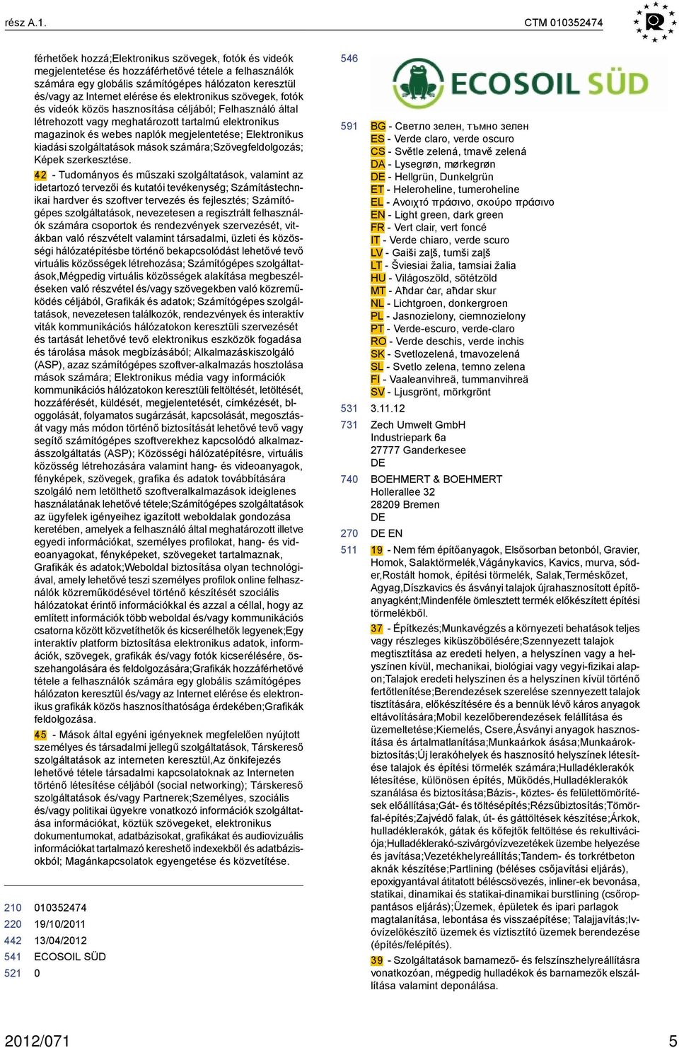 elérése és elektronikus szövegek, fotók és videók közös hasznosítása céljából; Felhasználó által létrehozott vagy meghatározott tartalmú elektronikus magazinok és webes naplók megjelentetése;