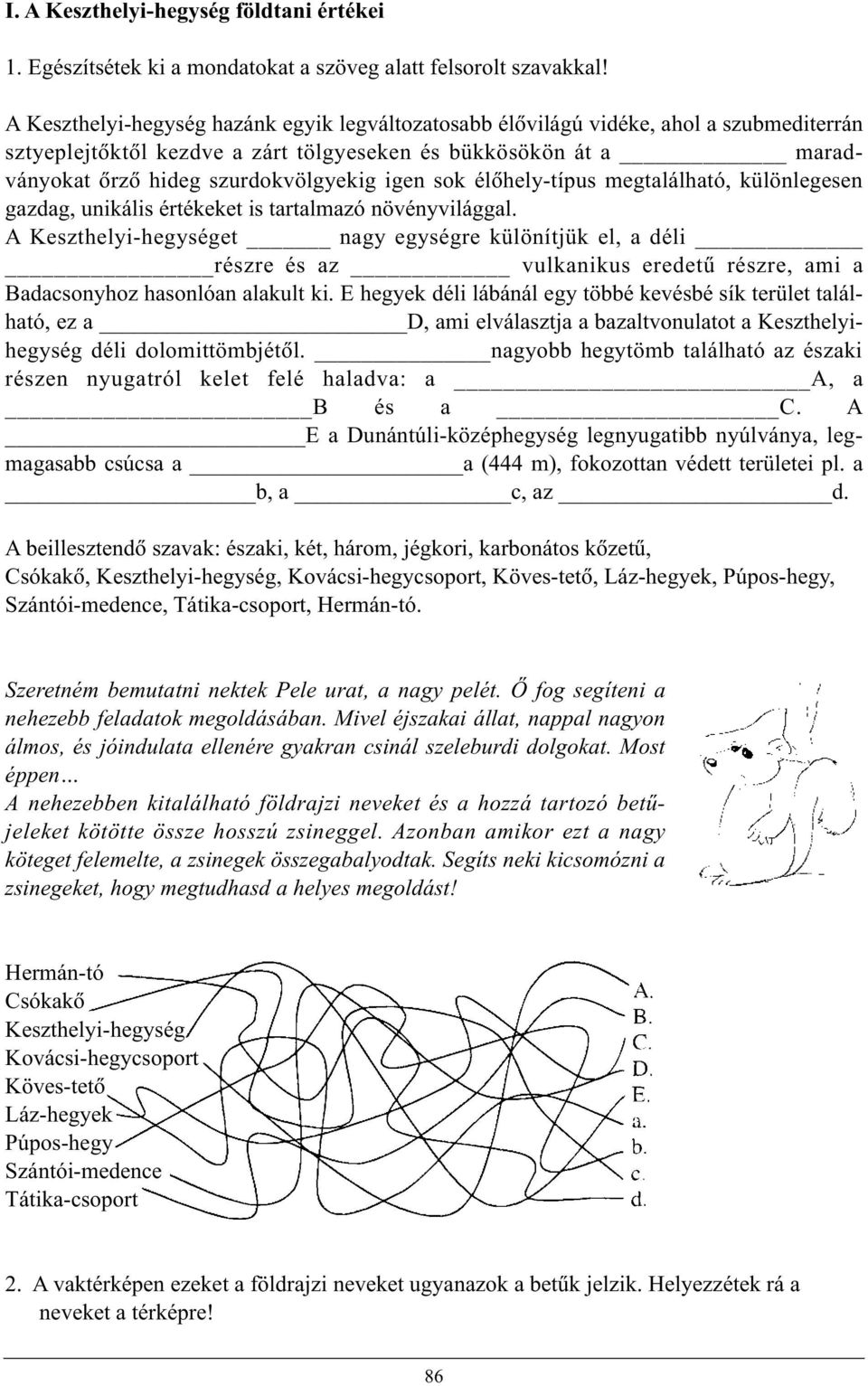 sok élôhely-típus megtalálható, különlegesen gazdag, unikális értékeket is tartalmazó növényvilággal.