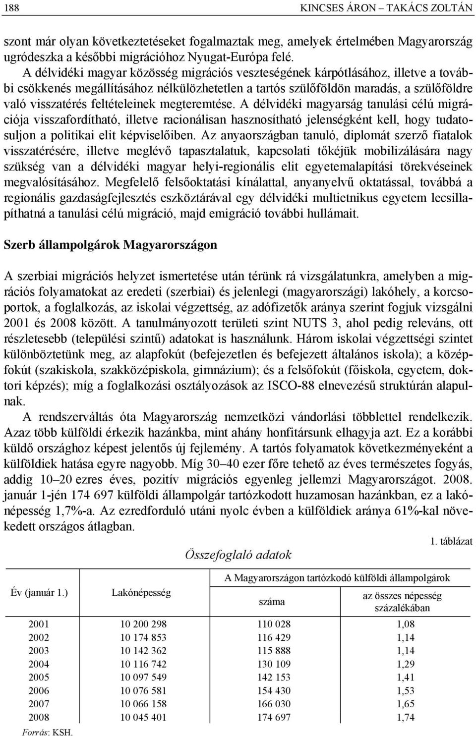 feltételeinek megteremtése. A délvidéki magyarság tanulási célú migrációja visszafordítható, illetve racionálisan hasznosítható jelenségként kell, hogy tudatosuljon a politikai elit képviselőiben.