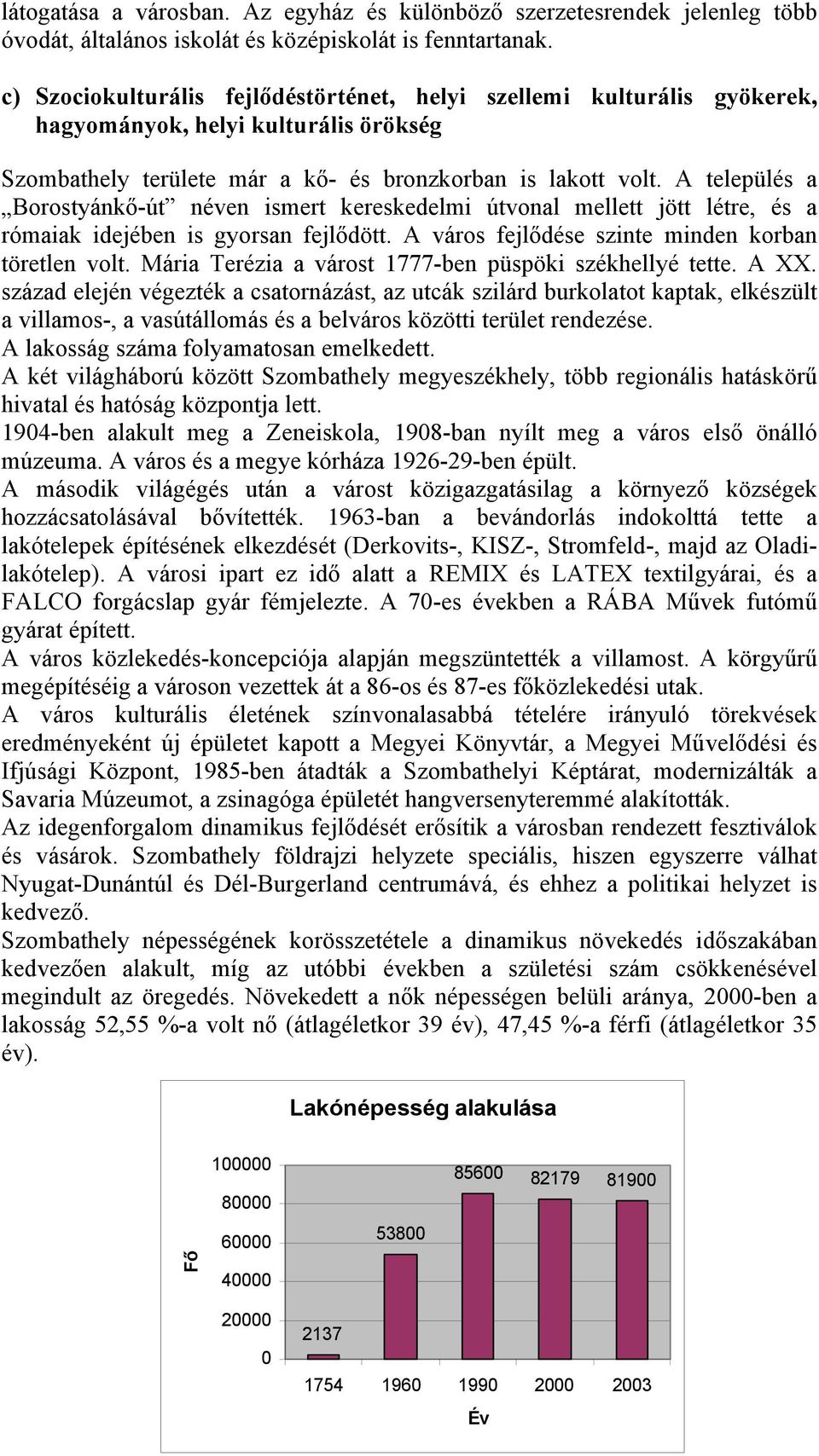 A település a Borostyánkő-út néven ismert kereskedelmi útvonal mellett jött létre, és a rómaiak idejében is gyorsan fejlődött. A város fejlődése szinte minden korban töretlen volt.