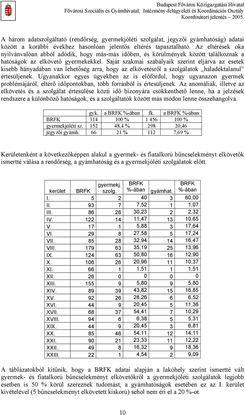 Saját szakmai szabályaik szerint eljárva az esetek kisebb hányadában van lehetőség arra, hogy az elkövetésről a szolgálatok haladéktalanul értesüljenek.