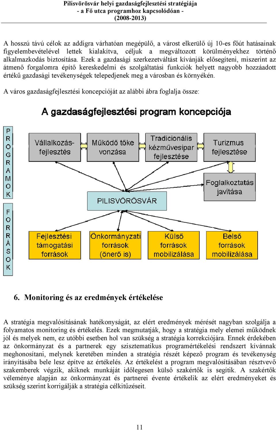 Ezek a gazdasági szerkezetváltást kívánják elősegíteni, miszerint az átmenő forgalomra építő kereskedelmi és szolgáltatási funkciók helyett nagyobb hozzáadott értékű gazdasági tevékenységek