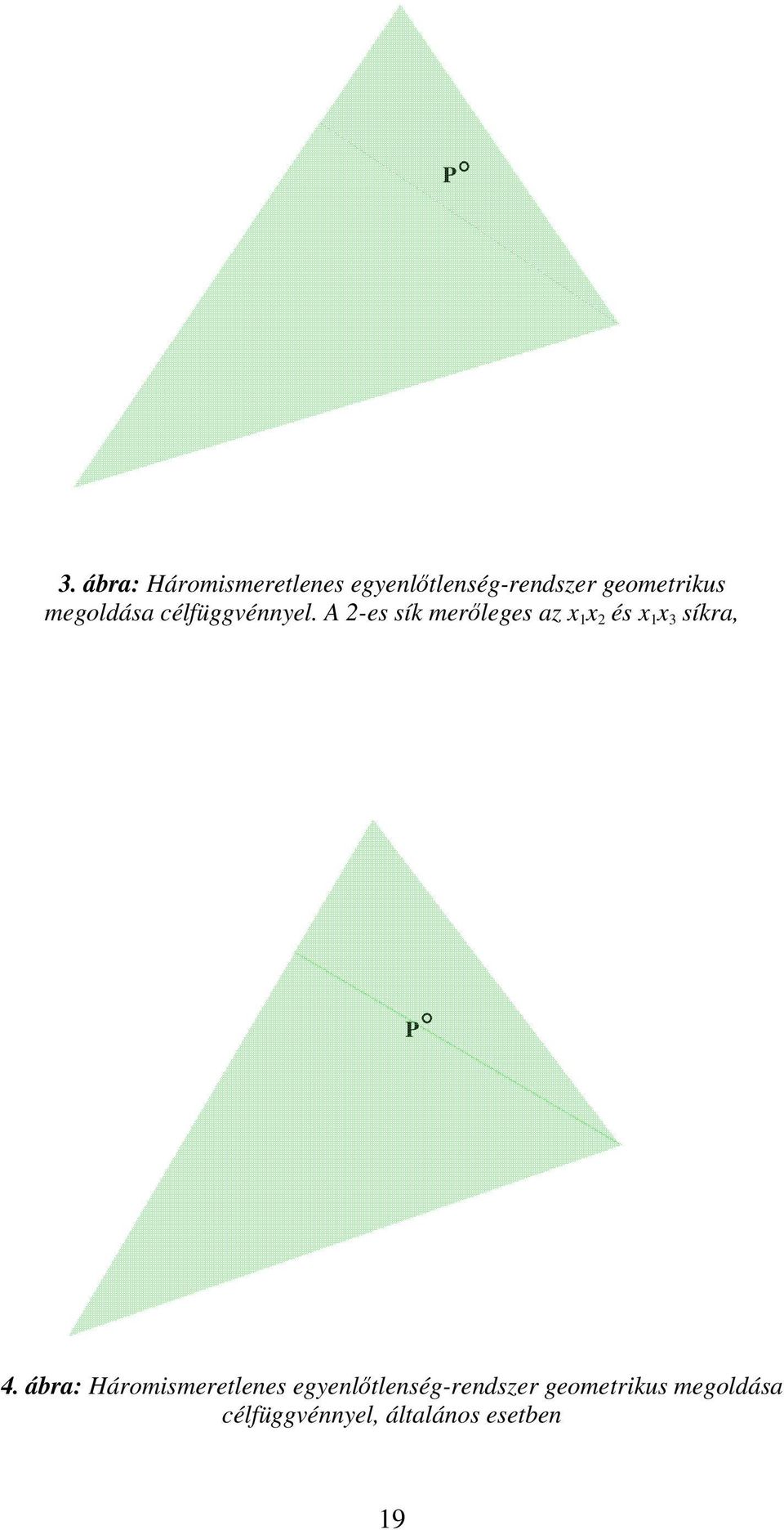 A 2-es sík merőleges az x 1 x 2 és x 1 x 3 síkra, P 4.