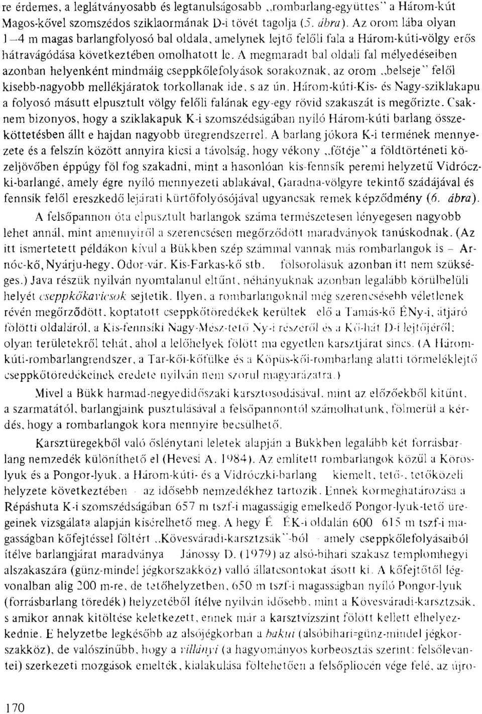 A megmaradt bal oldali fal mélyedéseiben azonban helyenként mindmáig cseppkőlefolyások sorakoznak, az orom,,belseje" felől kisebb-nagyobb mellékjáratok torkollanak ide, s az ún.