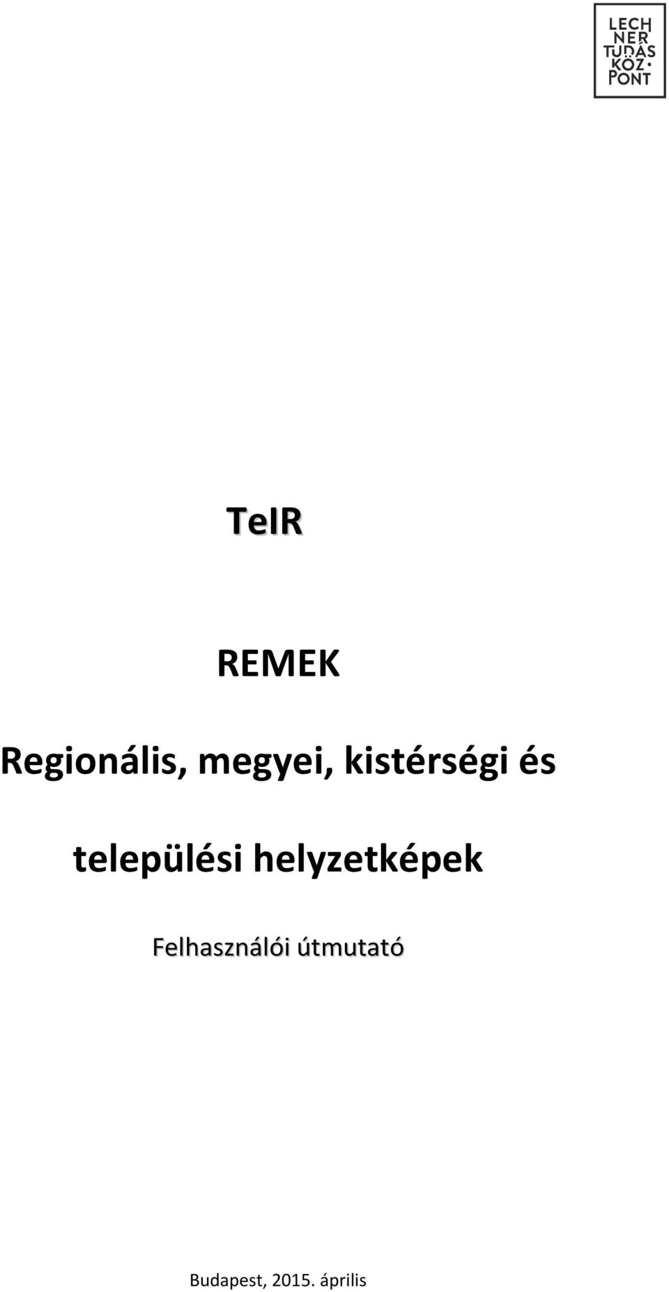 települési helyzetképek