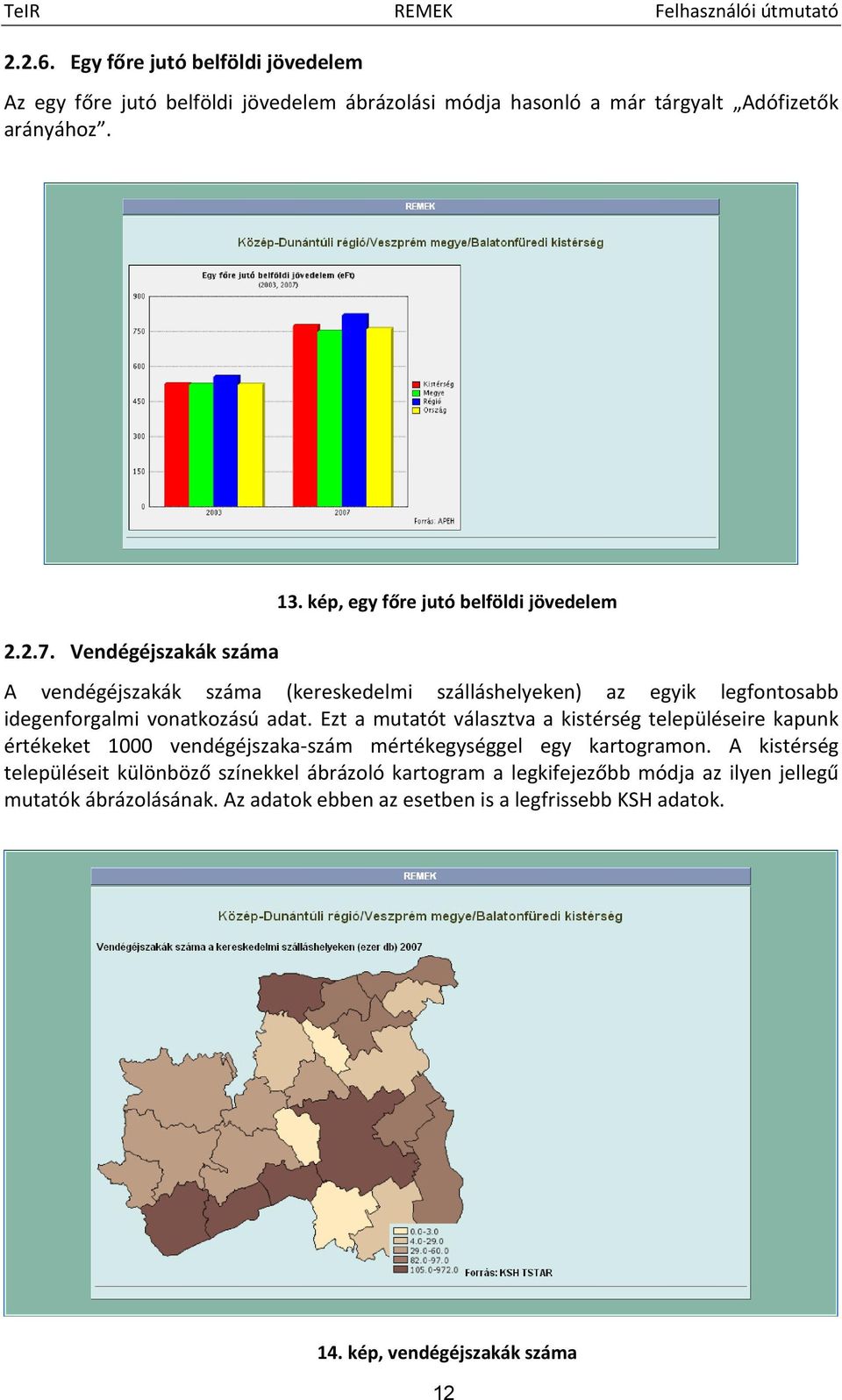 kép, egy főre jutó belföldi jövedelem A vendégéjszakák száma (kereskedelmi szálláshelyeken) az egyik legfontosabb idegenforgalmi vonatkozású adat.