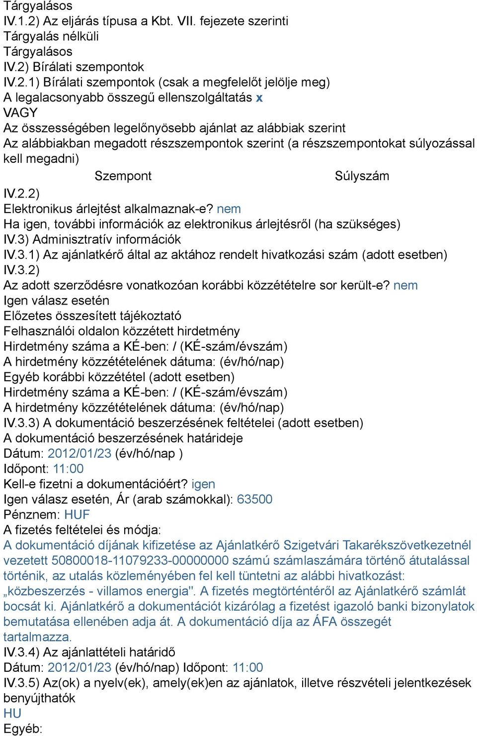 Bírálati szempontok IV.2.