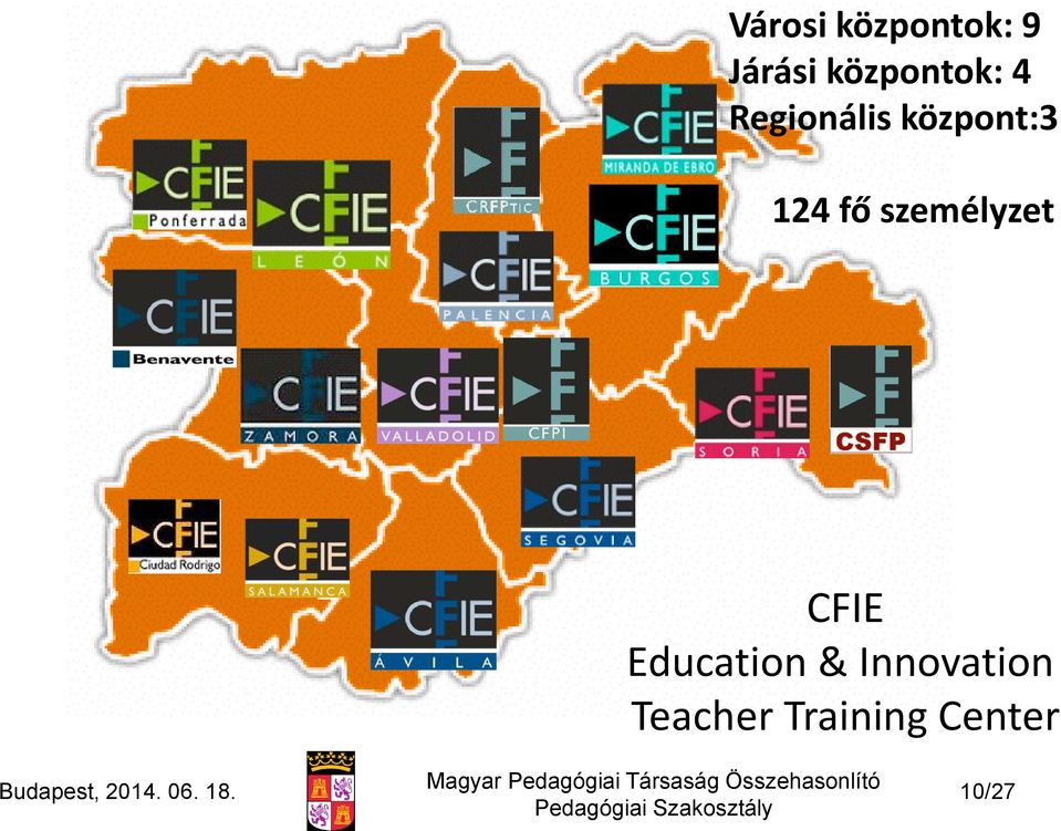 124 fő személyzet CFIE Education