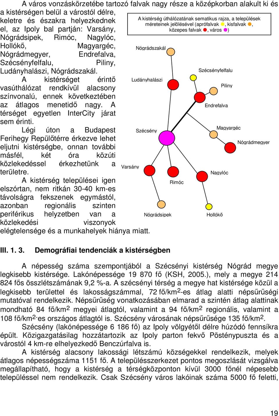 Endrefalva, Szécsényfelfalu, Piliny, Ludányhalászi, Nógrádszakál.