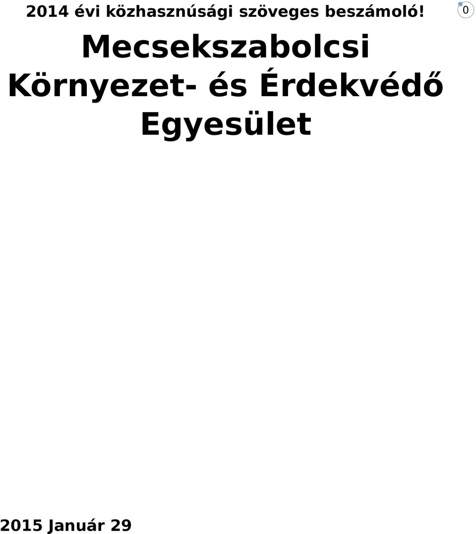 Mecsekszabolcsi Környezet-