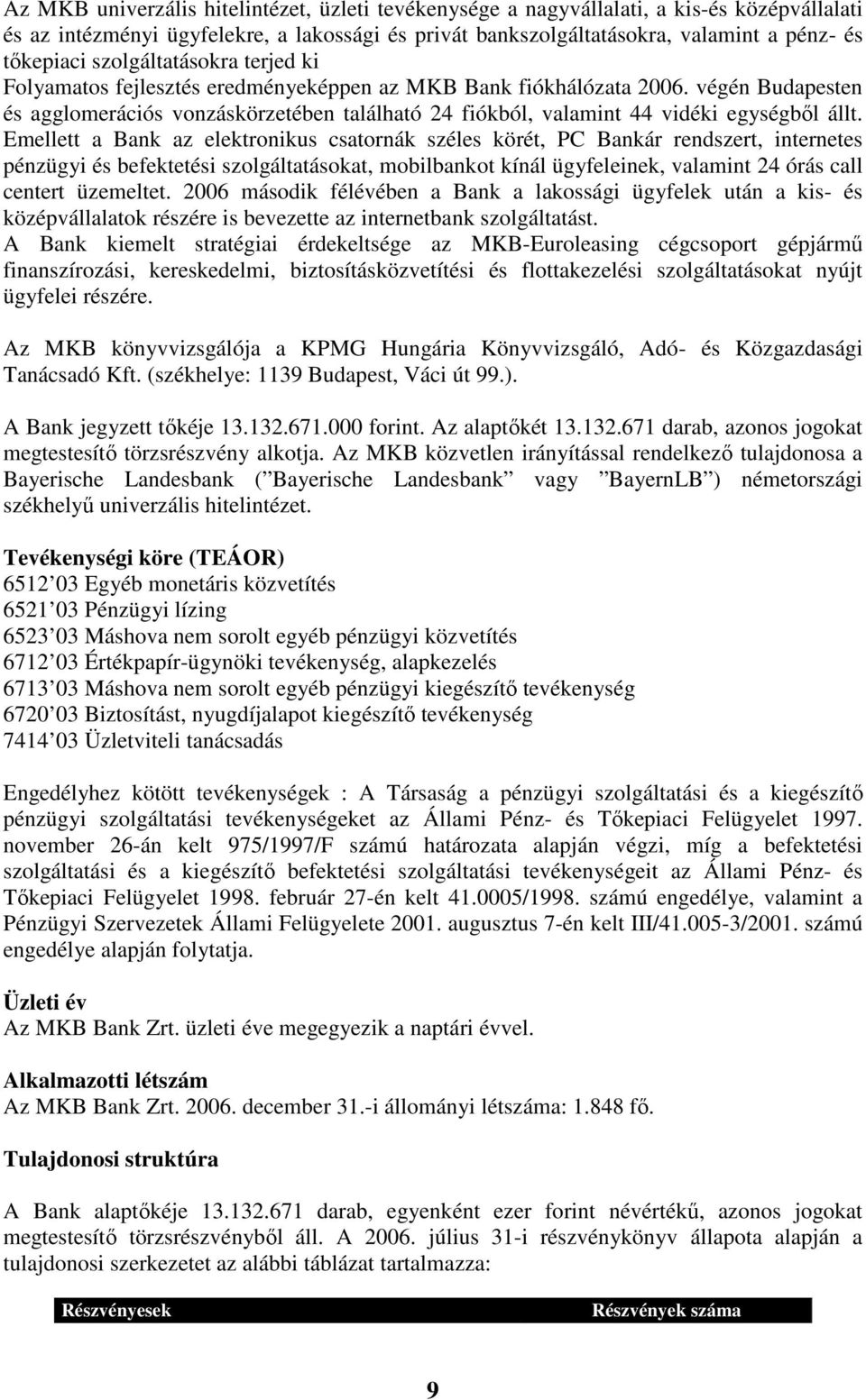 végén Budapesten és agglomerációs vonzáskörzetében található 24 fiókból, valamint 44 vidéki egységbıl állt.