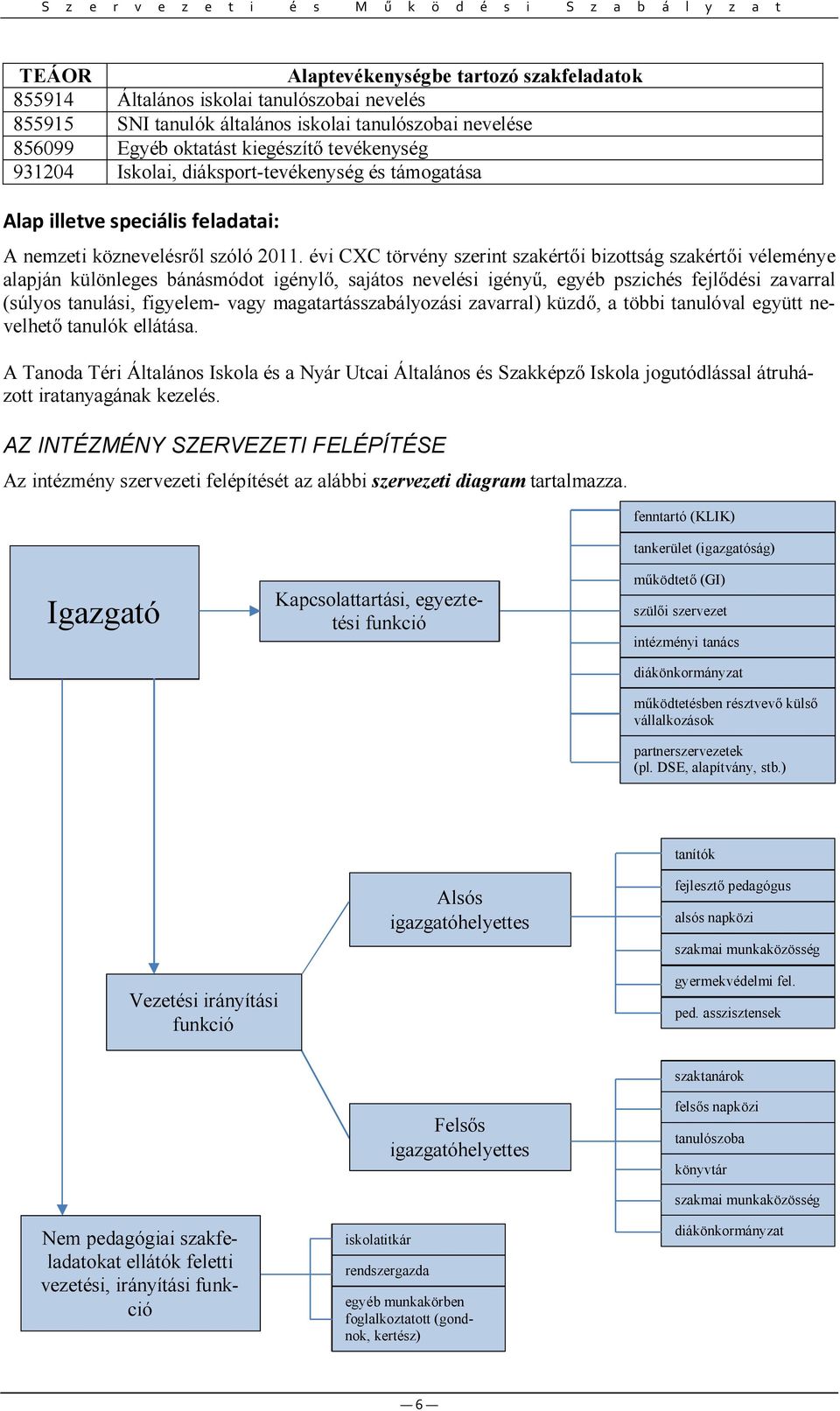 évi CXC törvény szerint szakért i bizottság szakért i véleménye alapján különleges bánásmódot igényl, sajátos nevelési igény, egyéb pszichés fejl dési zavarral (súlyos tanulási, figyelem- vagy