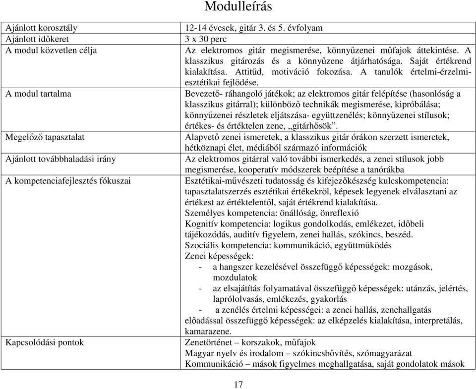 Attitőd, motiváció fokozása. A tanulók értelmi-érzelmiesztétikai fejlıdése.