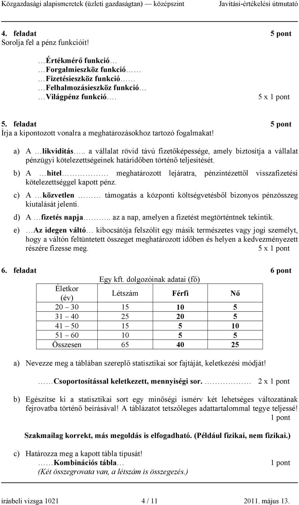 . a vállalat rövid távú fizetőképessége, amely biztosítja a vállalat pénzügyi kötelezettségeinek határidőben történő teljesítését.