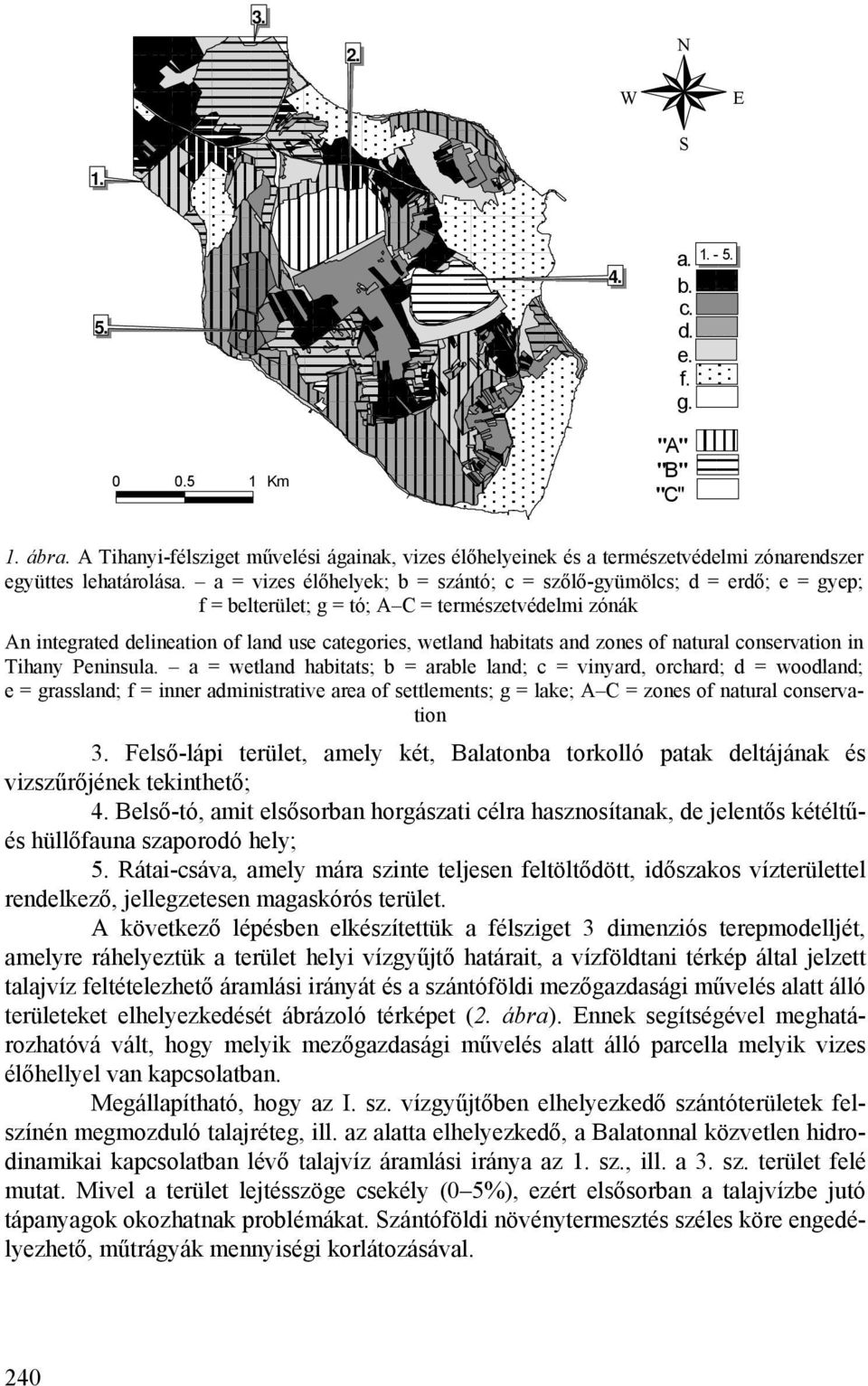 zones of natural conservation in Tihany Peninsula.