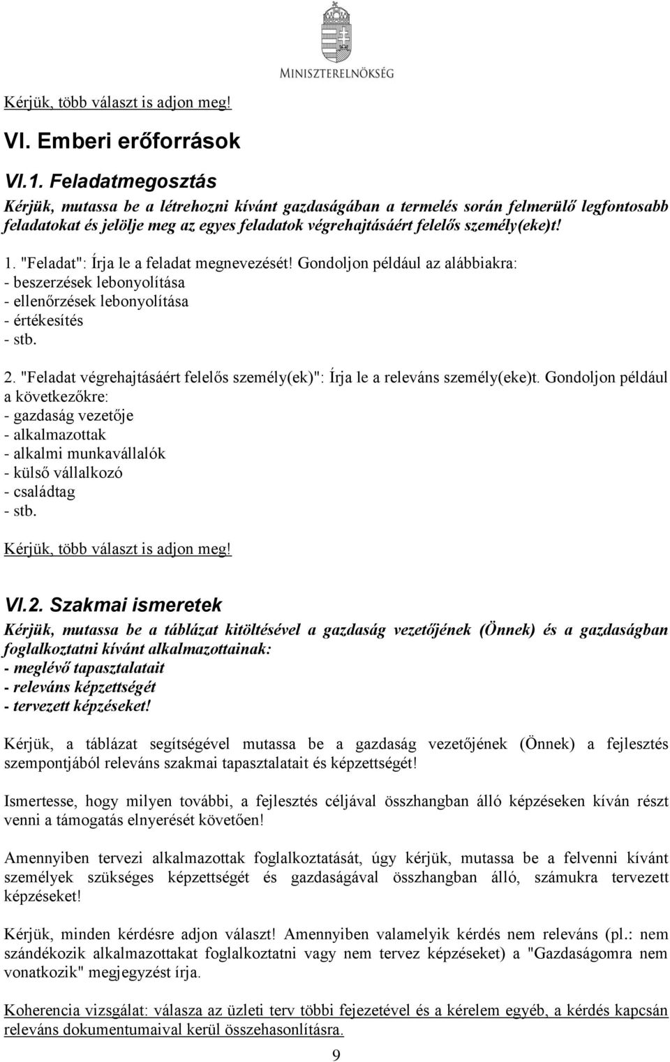 "Feladat": Írja le a feladat megnevezését! Gondoljon például az alábbiakra: - beszerzések lebonyolítása - ellenőrzések lebonyolítása - értékesítés - stb. 2.