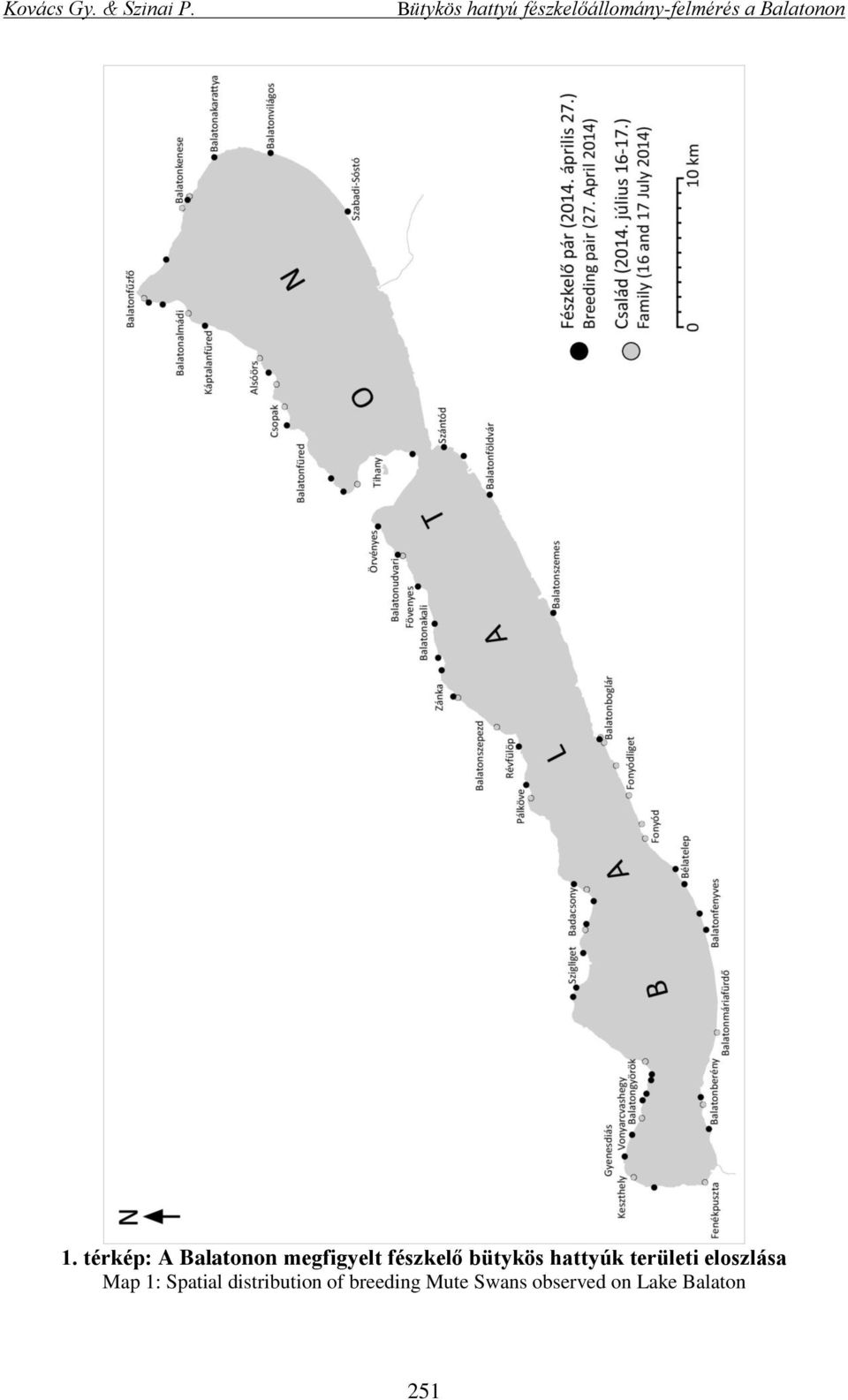 eloszlása Map 1: Spatial distribution