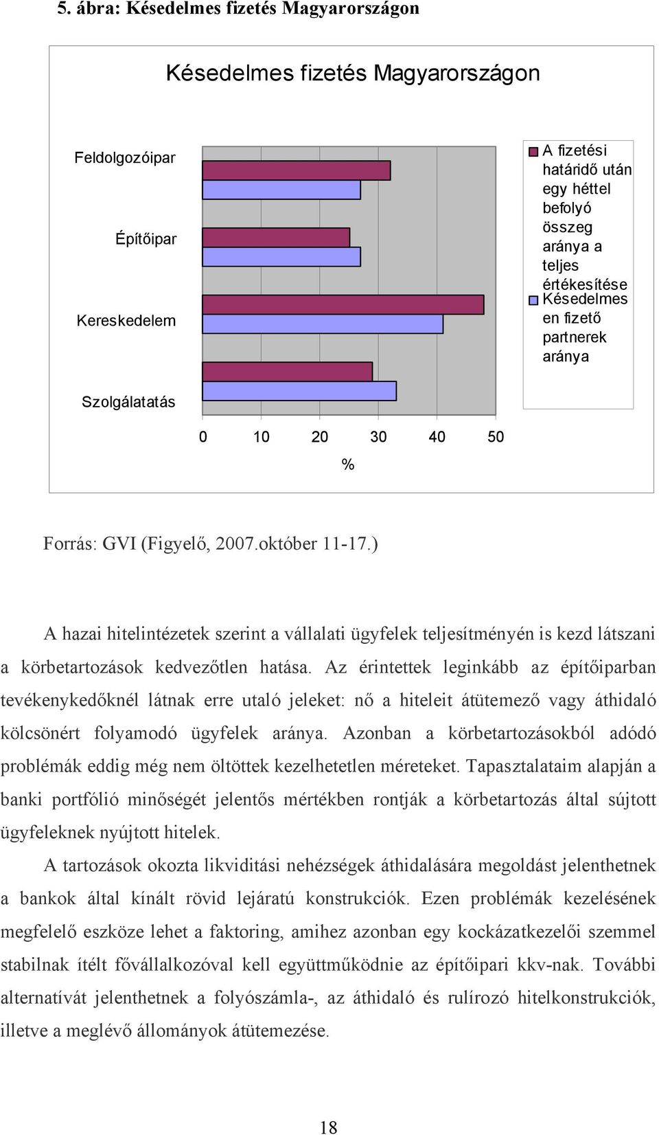 ) A hazai hitelintézetek szerint a vállalati ügyfelek teljesítményén is kezd látszani a körbetartozások kedvezőtlen hatása.