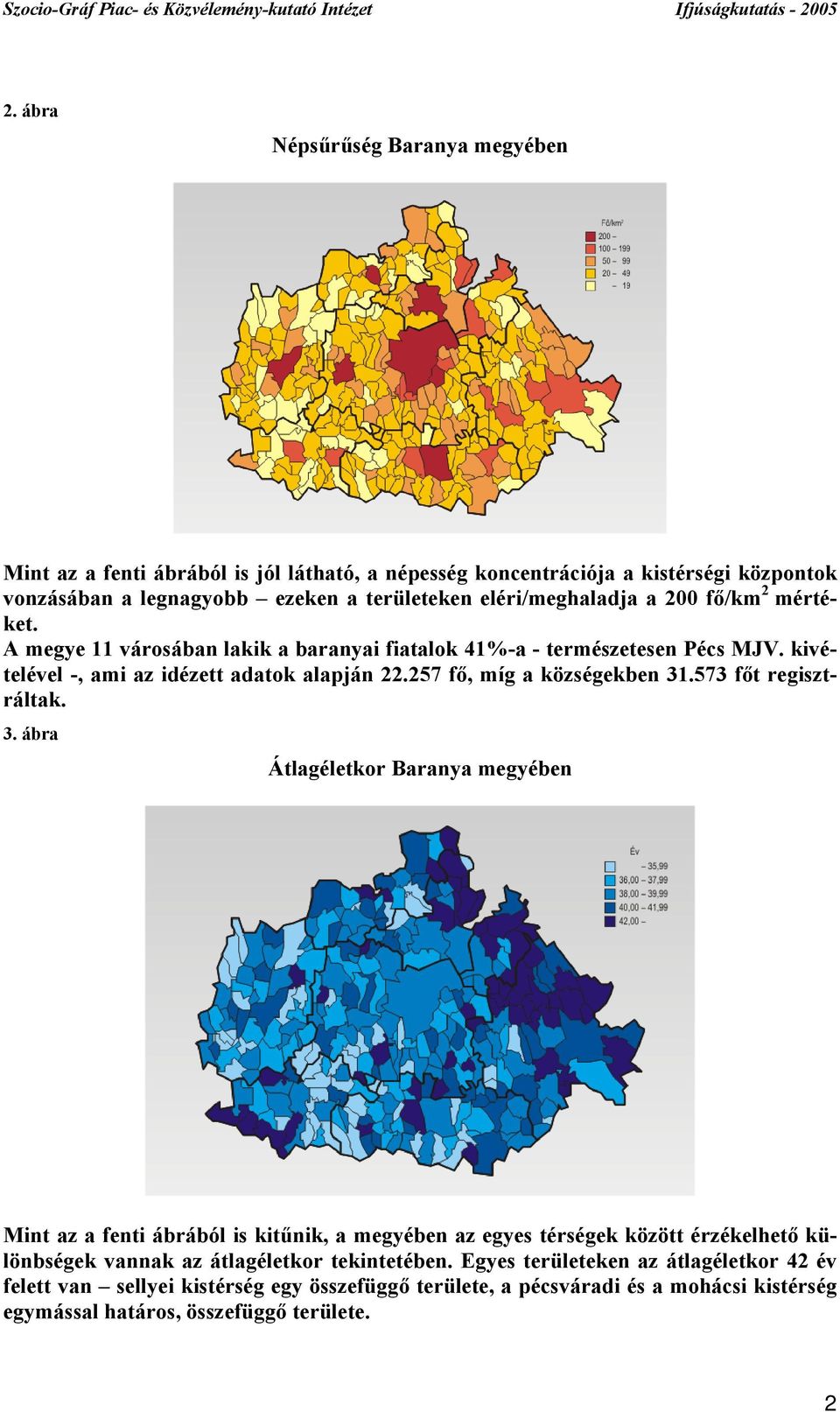 257 fő, míg a községekben 31