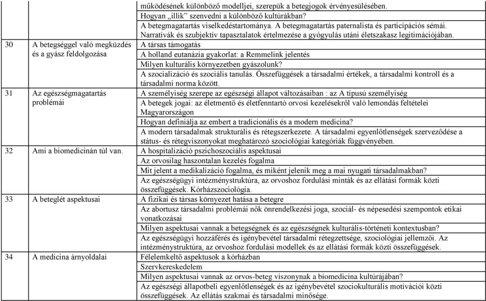 Narratívák és szubjektív tapasztalatok értelmezése a gyógyulás utáni életszakasz legitimációjában.