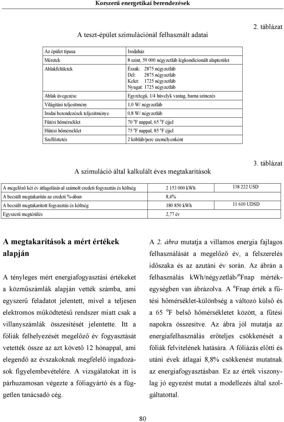 négyzetláb légkondicionált alapterület Észak: 2875 négyzetláb Dél: 2875 négyzetláb Kelet: 1725 négyzetláb Nyugat: 1725 négyzetláb Egyrétegű, 1/4 hüvelyk vastag, barna színezés 1,0 W/ négyzetláb 0,8