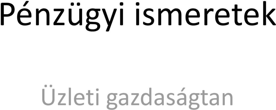 Üzleti