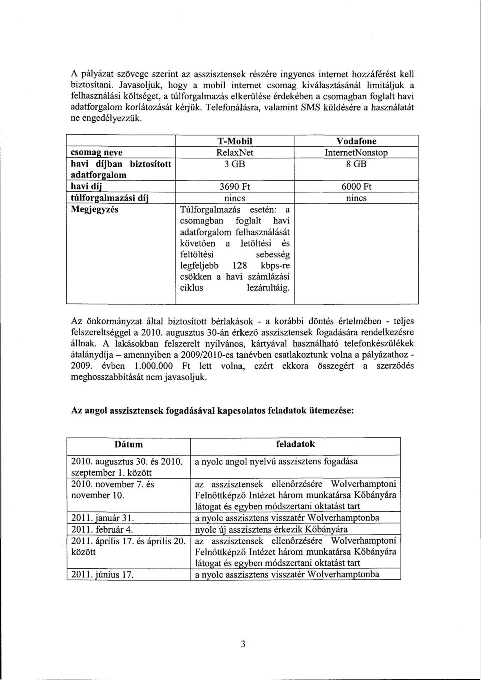 Telefonálásra, valamint SMS küldésére a használatát ne engedélyezzük.