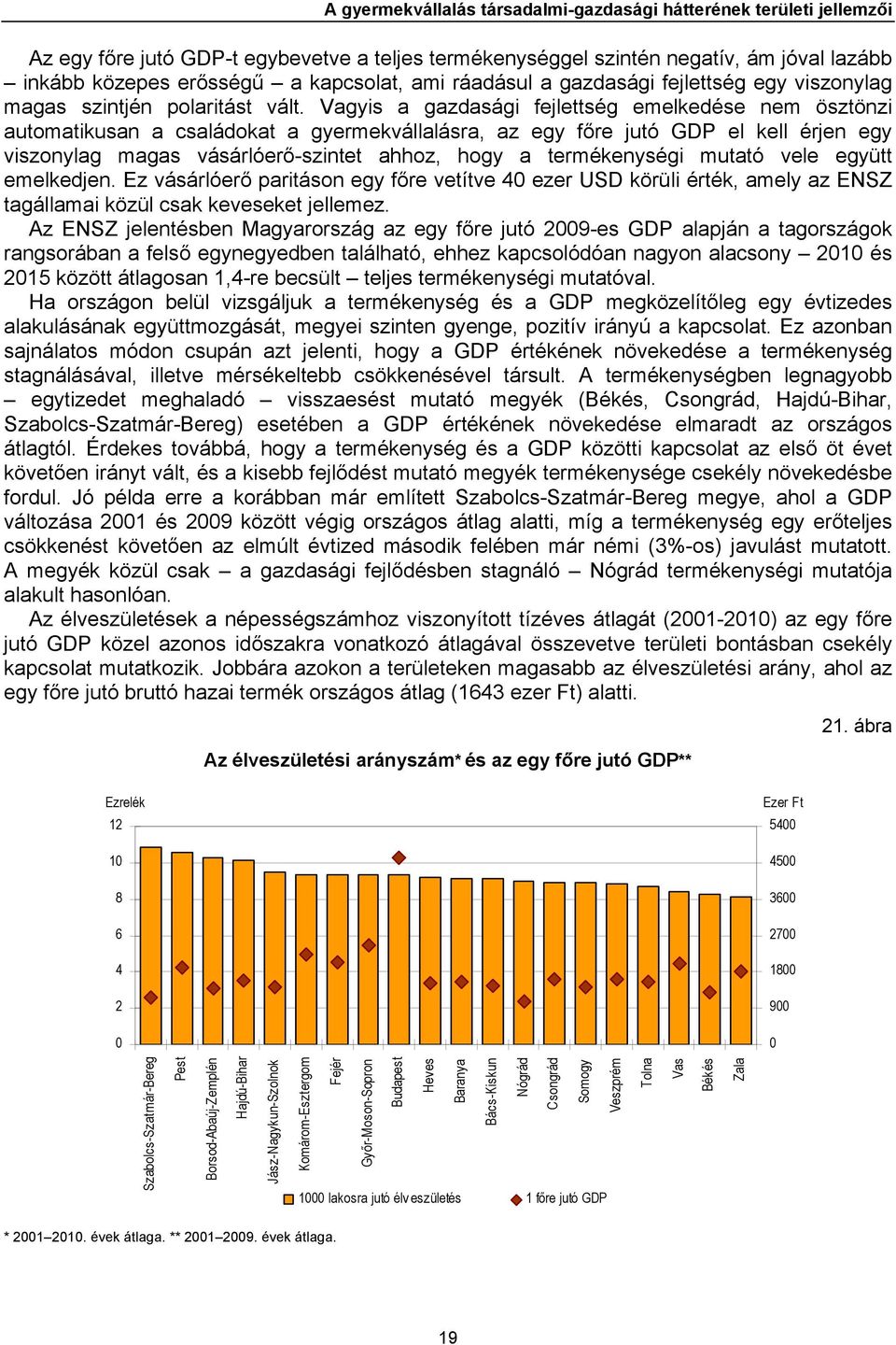 Vagyis a gazdasági fejlettség emelkedése nem ösztönzi automatikusan a családokat a gyermekvállalásra, az egy főre jutó GDP el kell érjen egy viszonylag magas vásárlóerő-szintet ahhoz, hogy a