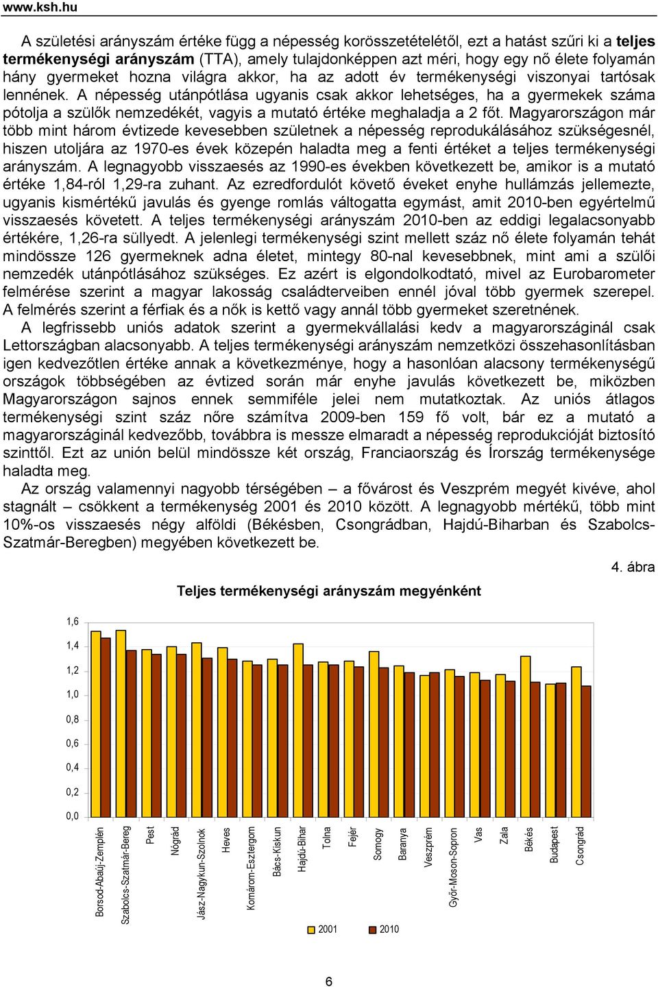 gyermeket hozna világra akkor, ha az adott év termékenységi viszonyai tartósak lennének.