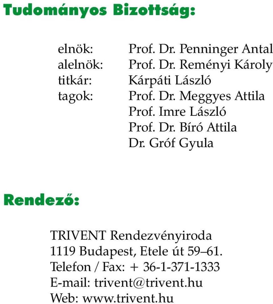 Dr. Bíró Attila Dr.