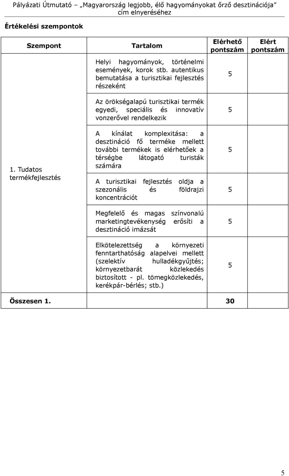 Tudatos termékfejlesztés A kínálat komplexitása: a desztináció fő terméke mellett további termékek is elérhetőek a térségbe látogató turisták számára A turisztikai fejlesztés oldja a