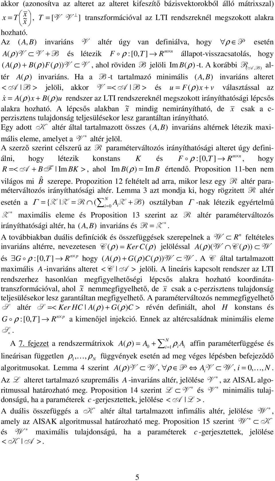 A korább R ( A, B) altér A ( varás.