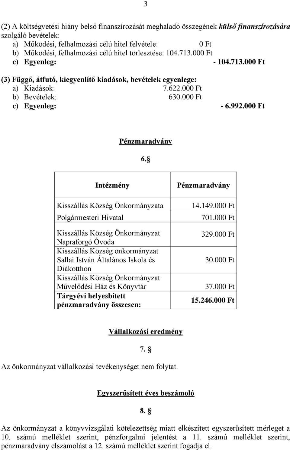 000 Ft Pénzmaradvány 6.