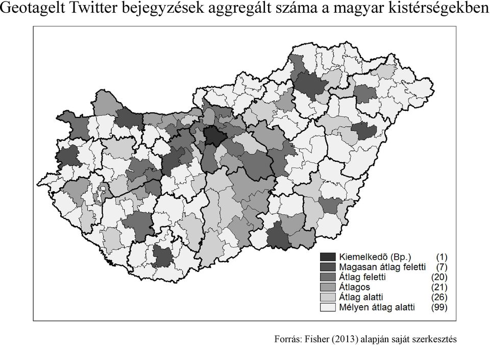 kistérségekben Forrás: Fisher