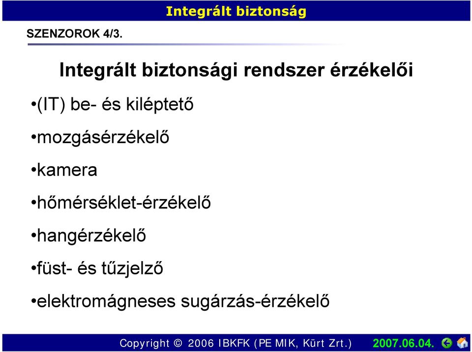 be- és kiléptető mozgásérzékelő kamera