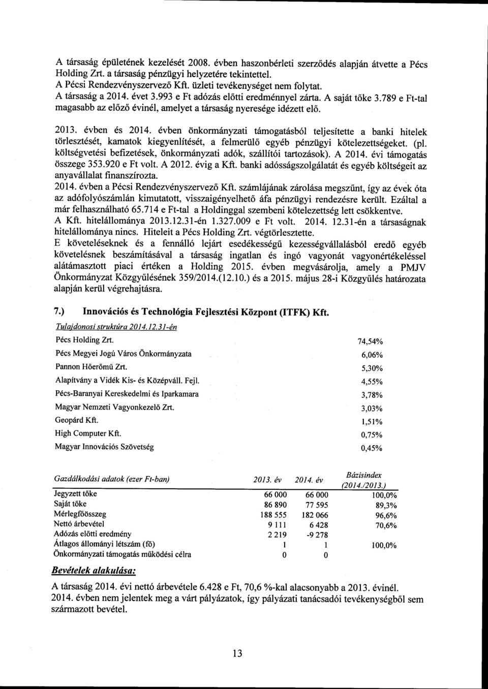 6vben dnkrmrlnyzti t6mgt6sb6l teljesitette bnki hitelek tdrleszt6s6t, kmtk kiegyenlit6sdt, elmeriil6 egy6b pdnzngyi kdtelezettsdgeket. (pl.