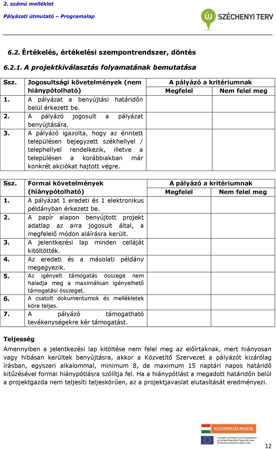 A pályázó igazolta, hogy az érintett településen bejegyzett székhellyel / telephellyel rendelkezik, illetve a településen a korábbiakban már konkrét akciókat hajtott végre.