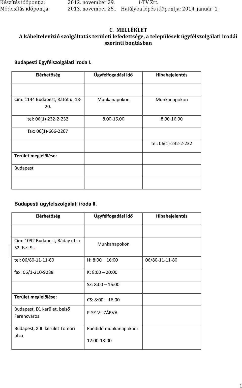 00 8.00-16.00 fax: 06(1)-666-2267 tel: 06(1)-232-2-232 Budapest Budapesti ügyfélszolgálati iroda II. Cím: 1092 Budapest, Ráday utca 52. fszt 9.