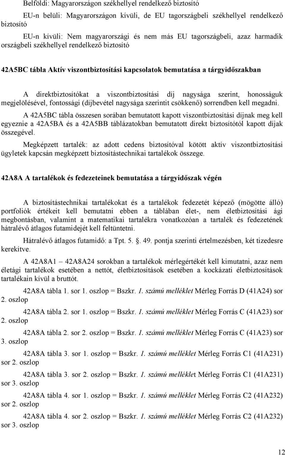 nagysága szerint, honosságuk megjelölésével, fontossági (díjbevétel nagysága szerintit csökkenő) sorrendben kell megadni.