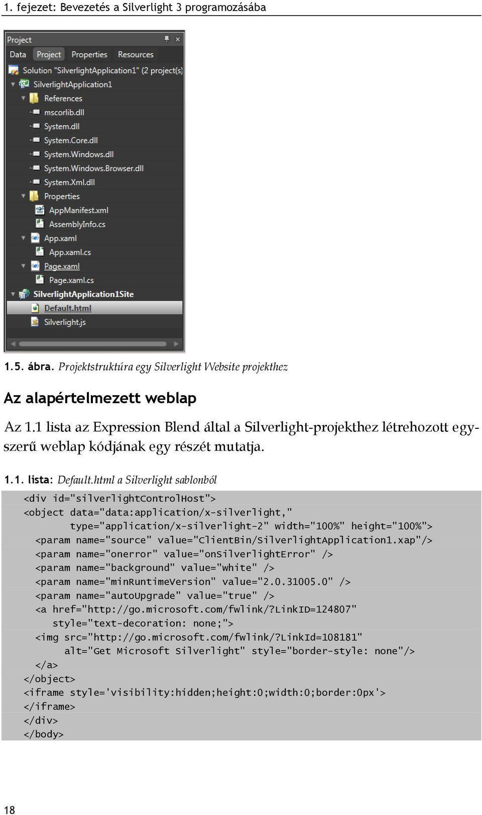 html a Silverlight sablonból <div id="silverlightcontrolhost"> <object data="data:application/x-silverlight," type="application/x-silverlight-2" width="100%" height="100%"> <param name="source"