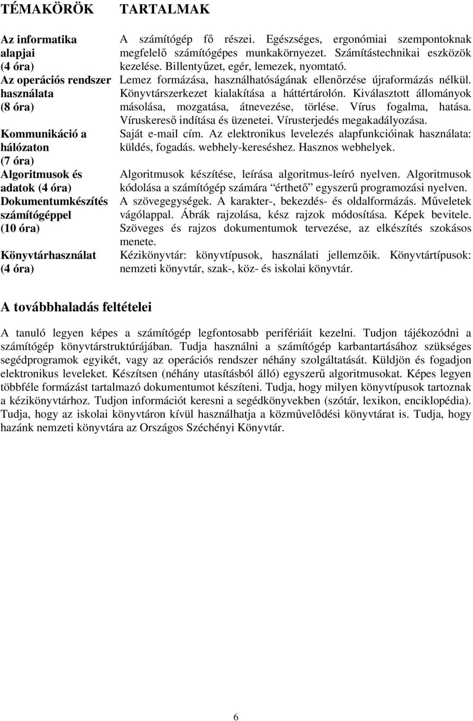 Billentyűzet, egér, lemezek, nyomtató. Lemez formázása, használhatóságának ellenőrzése újraformázás nélkül. Könyvtárszerkezet kialakítása a háttértárolón.