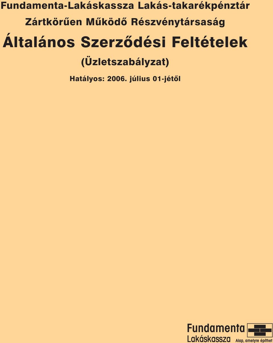 Részvénytársaság Általános Szerzõdési