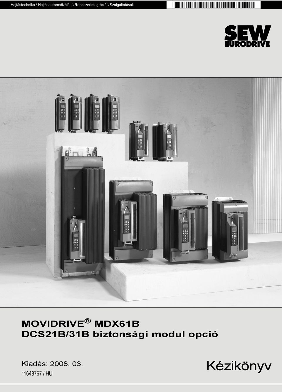 MOVIDRIVE MDX61B DCS21B/31B biztonsági