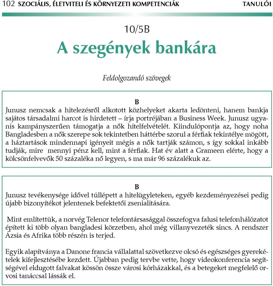 Kiindulópontja az, hogy noha Bangladesben a nők szerepe sok tekintetben háttérbe szorul a férfiak tekintélye mögött, a háztartások mindennapi igényeit mégis a nők tartják számon, s így sokkal inkább