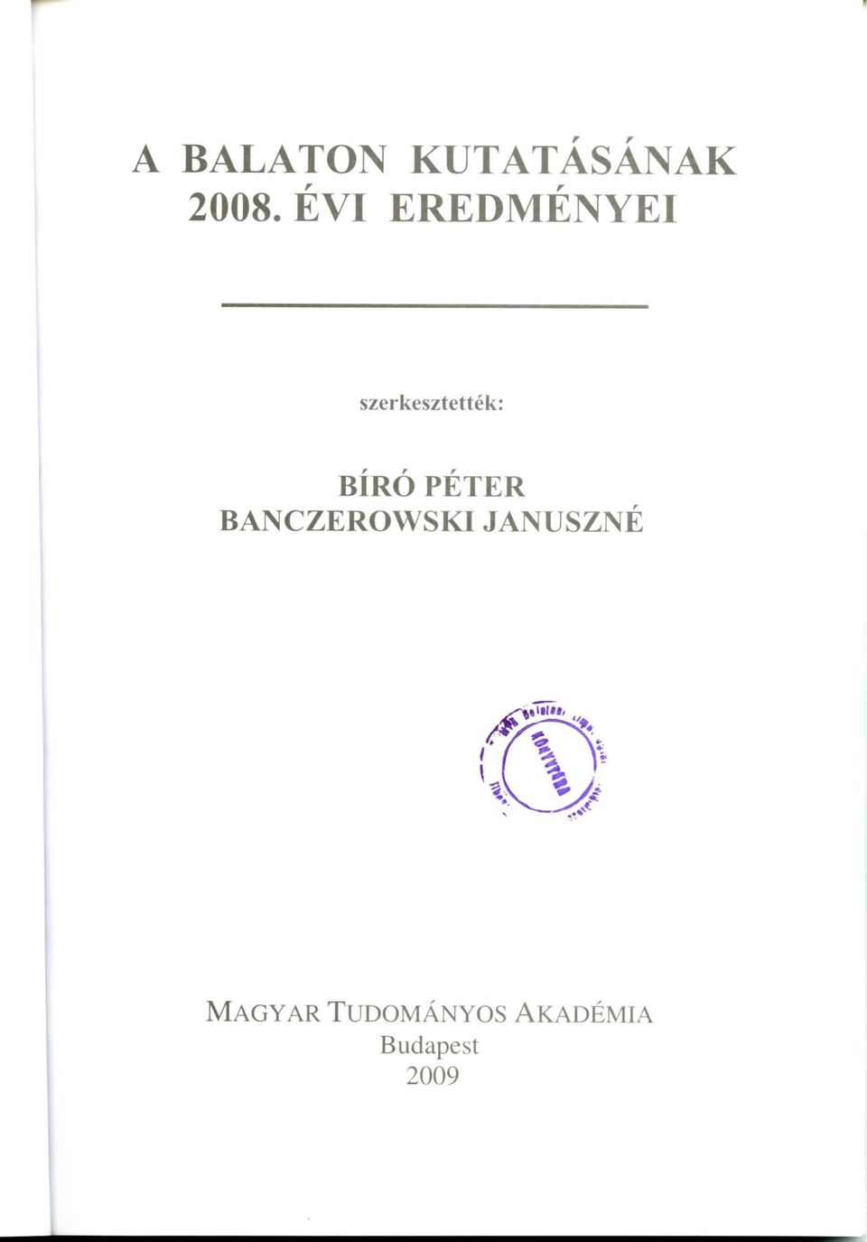 BIRO PETER BANCZEROWSKI JANUSZNE